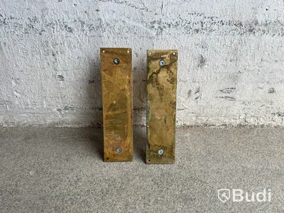 2 st. Beslag i mässing, Bäne Beslag, design Jonas Bohlin