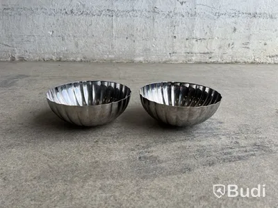2 st. skålar Georg Jensen Bernadotte, 17,5 cm