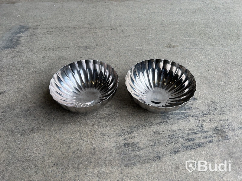 2 st. skålar Georg Jensen Bernadotte, 17,5 cm