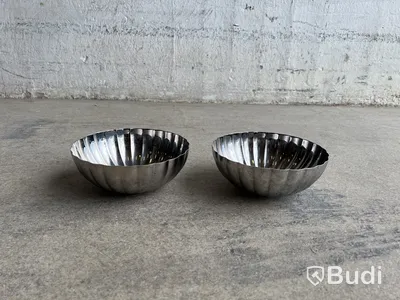 2 st. skålar Georg Jensen Bernadotte, 17,5 cm