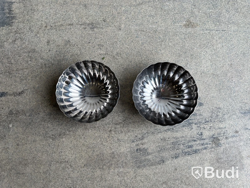 2 st. skålar Georg Jensen Bernadotte, 17,5 cm