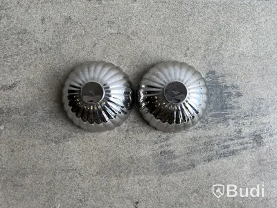 2 st. skålar Georg Jensen Bernadotte, 17,5 cm