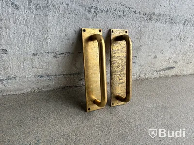 2 st. Beslag i mässing, Bäne Beslag, design Jonas Bohlin