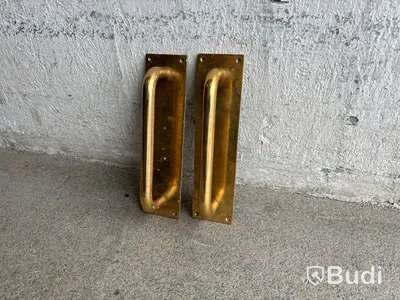 2 st. Beslag i mässing, Bäne Beslag, design Jonas Bohlin