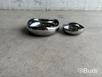 2 st. skålar Georg Jensen Cobra, 16 cm och 24 cm