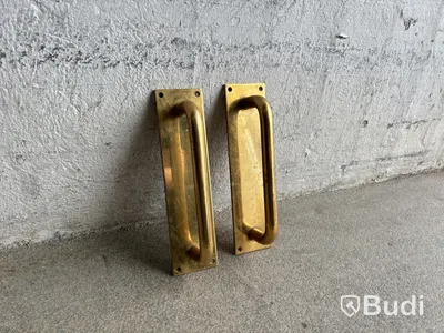 2 st. Beslag i mässing, Bäne Beslag, design Jonas Bohlin