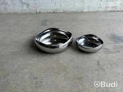 2 st. skålar Georg Jensen Cobra, 16 cm och 24 cm