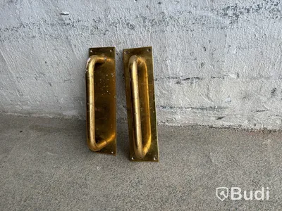 2 st. Beslag i mässing, Bäne Beslag, design Jonas Bohlin