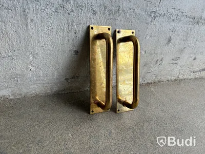 2 st. Beslag i mässing, Bäne Beslag, design Jonas Bohlin