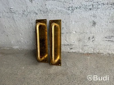 2 st. Beslag i mässing, Bäne Beslag, design Jonas Bohlin