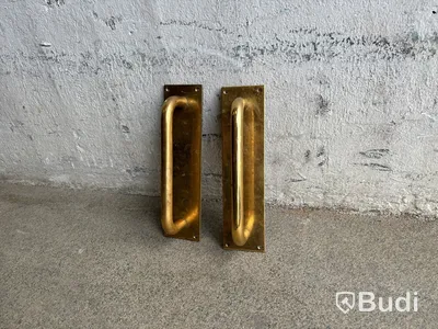 2 st. Beslag i mässing, Bäne Beslag, design Jonas Bohlin