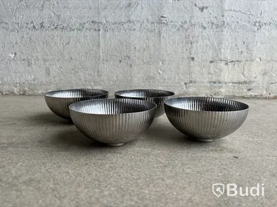 4 st. skålar Georg Jensen Bernadotte, 13 cm