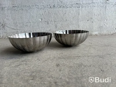 2 st. skålar Georg Jensen Bernadotte, 17,5 cm