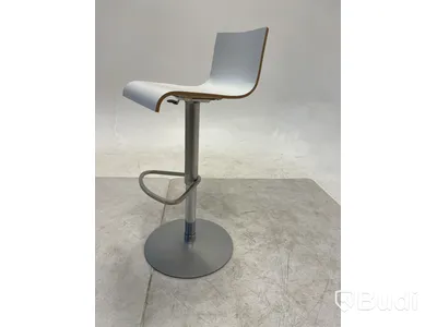 3 st. Barstolar, höj- och sänkbar, vit