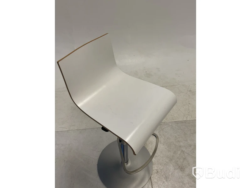 3 st. Barstolar, höj- och sänkbar, vit