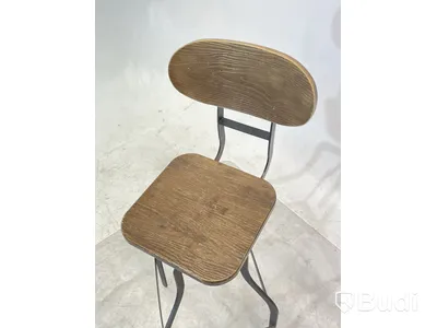 Barstol Mire, mörk valnöt/granit