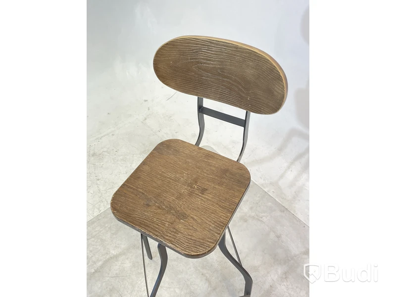 Barstol Mire, mörk valnöt/granit
