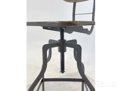Barstol Mire, mörk valnöt/granit