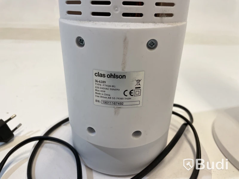 2 st. Golvfläktar Clas Ohlson