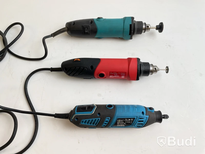 3 st. multiverktyg/multislip med tillbehör