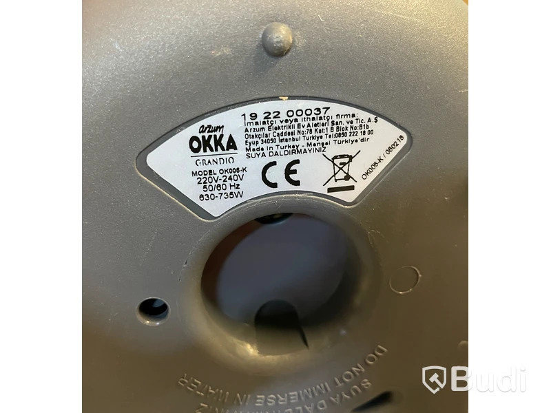 Kaffemaskin för turkiskt kaffe, Arzum Okka Grandio