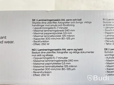 Lamineringsmaskin Clas Ohlson