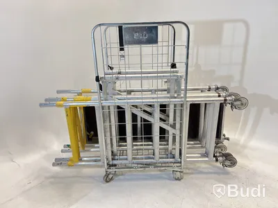 Byggställning med 2 st. plattformar
