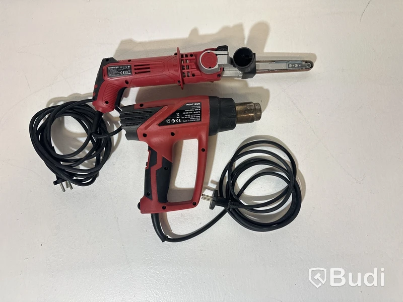 Varmluftspistol R1690 och Bandfil, Meec Tools