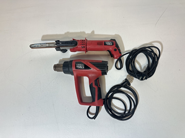 Varmluftspistol R1690 och Bandfil, Meec Tools 