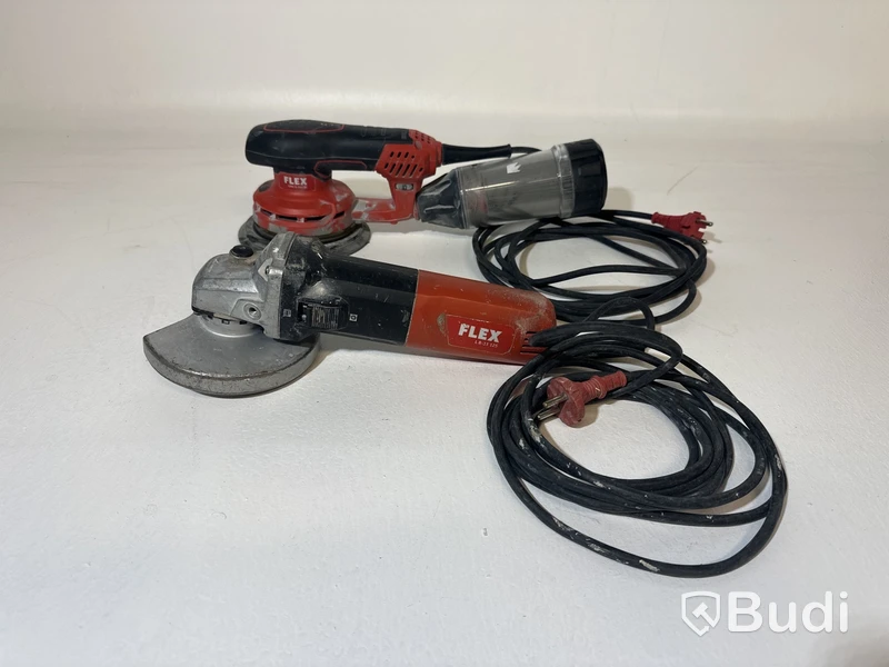 1 st. Vinkelslip L8-11 125 och 1 st. Betongslip ORE 5-150 EC, FLEX