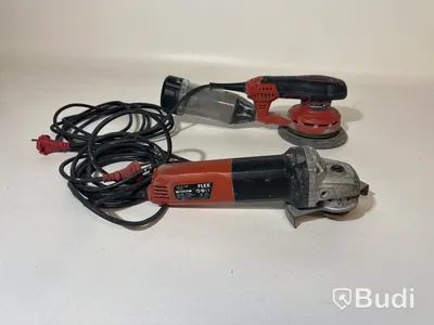 1 st. Vinkelslip L8-11 125 och 1 st. Betongslip ORE 5-150 EC, FLEX