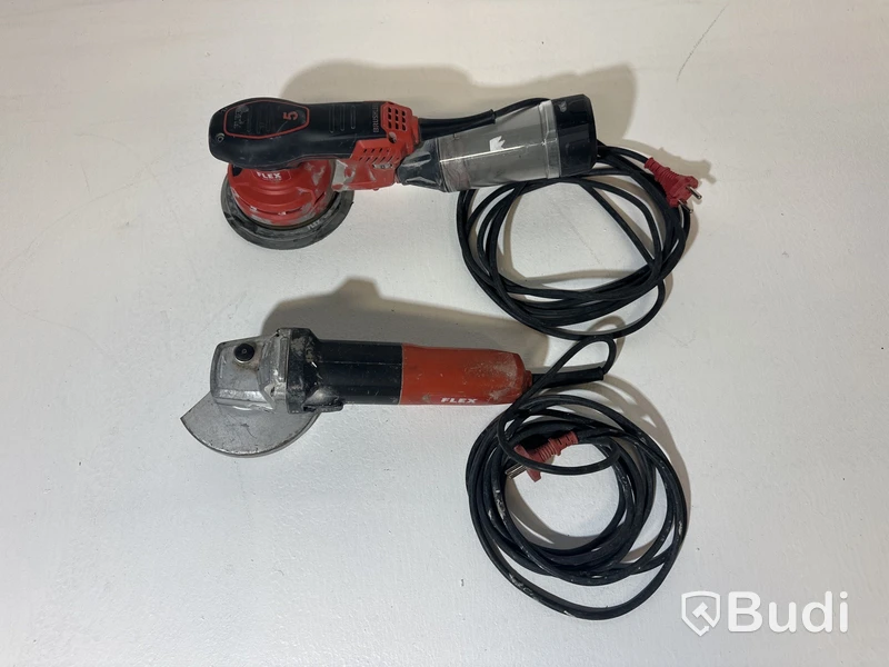 1 st. Vinkelslip L8-11 125 och 1 st. Betongslip ORE 5-150 EC, FLEX