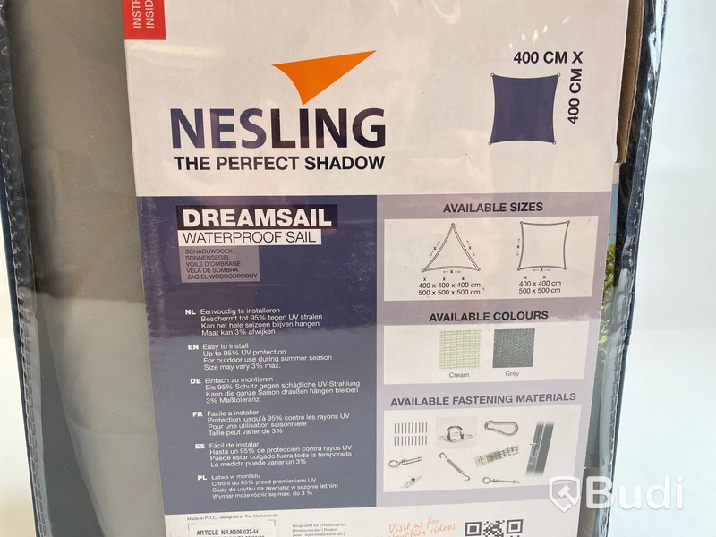 Solsegel Nesling, grå