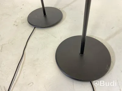 2 st. Golvlampor, Ikea Nymåne, svarta