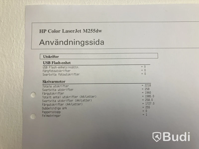 Skrivare HP Color LaserJet M255dw