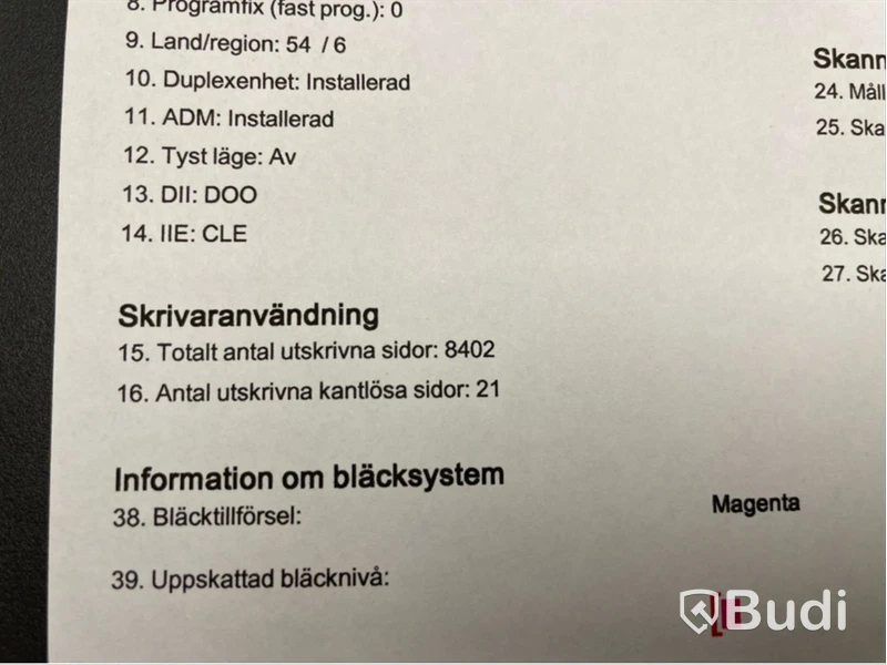 Skrivare HP, Office Jet Pro 6970
