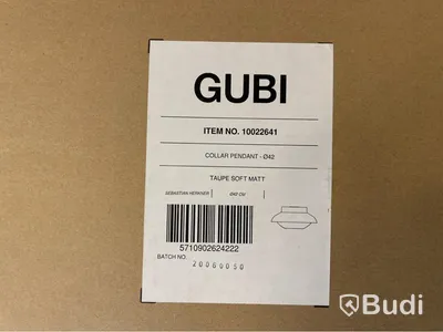 Lampa Gubi, Collar pendant, taupe soft matt