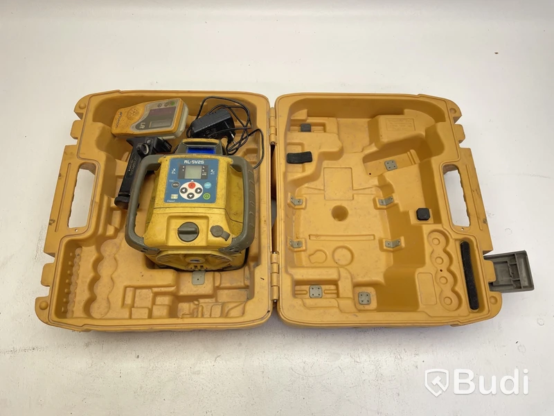 Rotationslaser Topcon, RL-SV2S och Lasermottagare LS80L samt Mätstång