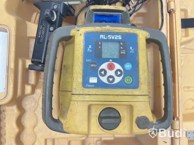 Rotationslaser Topcon, RL-SV2S och Lasermottagare LS80L samt Mätstång