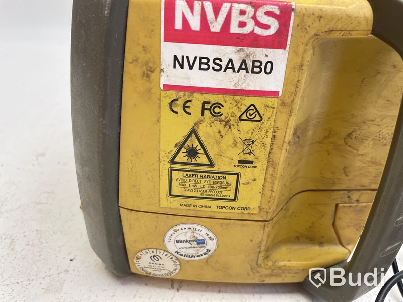 Rotationslaser Topcon, RL-SV2S och Lasermottagare LS80L samt Mätstång