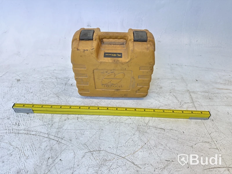 Rotationslaser Topcon, RL-SV2S och Lasermottagare LS80L samt Mätstång