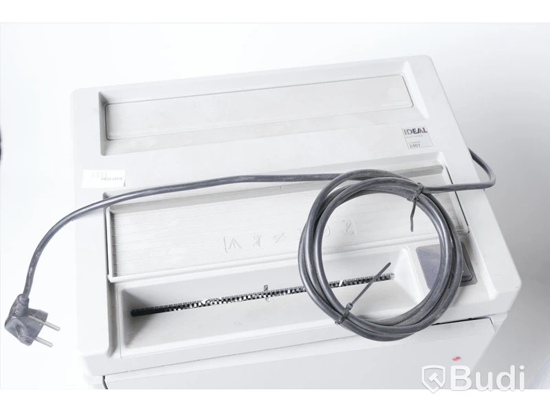 Dokumentförstörare och soptunna - Ideal Cross/Cut 2401, Tork Bin 50 L