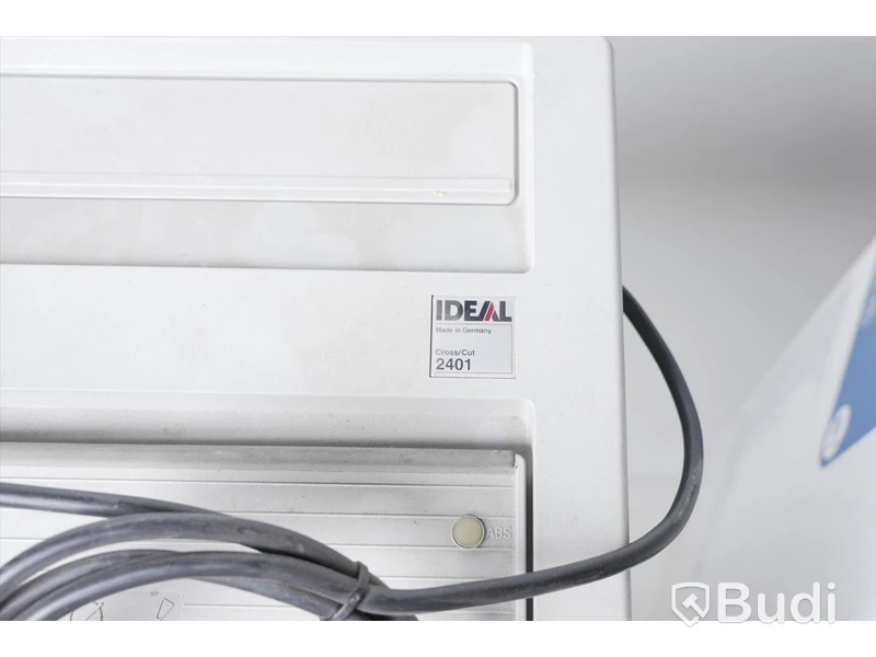 Dokumentförstörare och soptunna - Ideal Cross/Cut 2401, Tork Bin 50 L