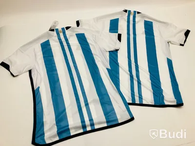2 st. Supportertröjor Adidas Argentina, stl. L