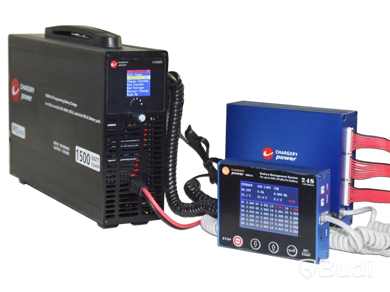 Batteriladdare kit - Chargery power, C10325 samt  BMS24T