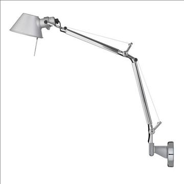 Lampa - Artemide Tolomeo Micro CPO vägglampa, aluminium. Ordpris 3.750 kr