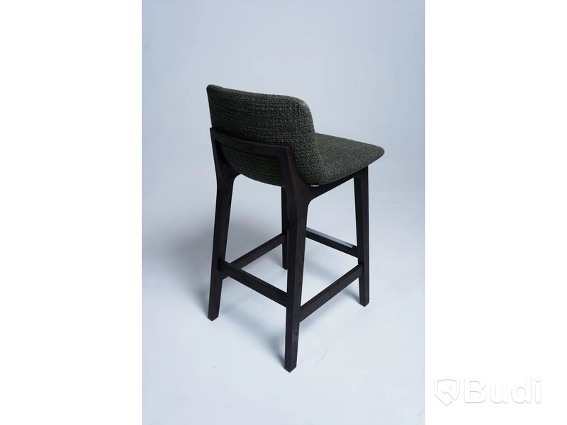 Barstol - Poliform Ventura stool, sits i olivgrön textil, ordpris: fr. 20.000 kr, OBS! tecken på användning
