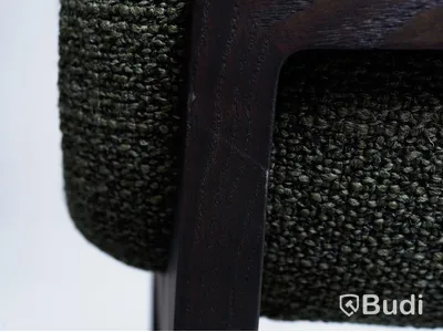 Barstol - Poliform Ventura stool, sits i olivgrön textil, ordpris: fr. 20.000 kr, OBS! tecken på användning