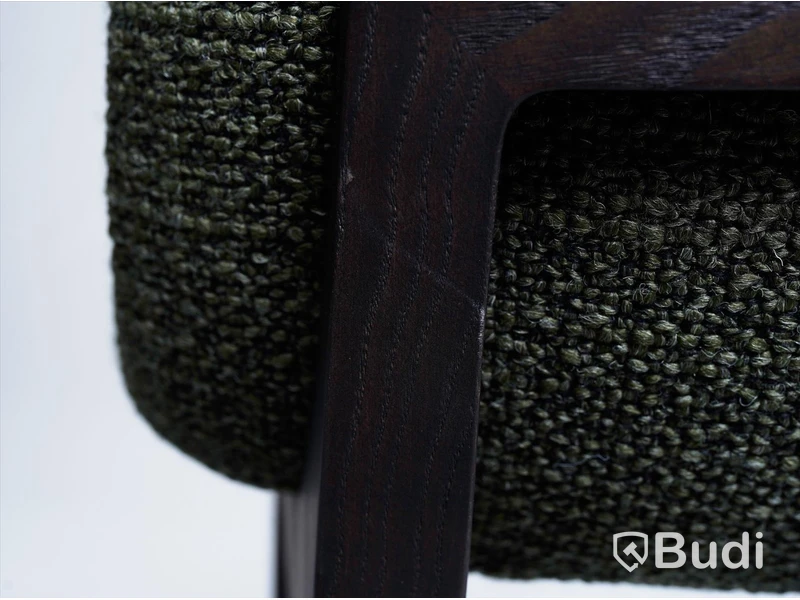 Barstol - Poliform Ventura stool, sits i olivgrön textil, ordpris: fr. 20.000 kr, OBS! tecken på användning