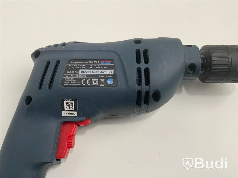 Borrmaskin & skruvdragare. Alpha-Tools SBM 650 E